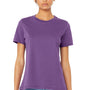Bella + Canvas Womens Relaxed Jersey Short Sleeve Crewneck T-Shirt - Royal Purple