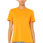 Bella + Canvas Womens Relaxed Jersey Short Sleeve Crewneck T-Shirt - Gold