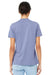 Bella + Canvas BC6400/6400 Womens Relaxed Jersey Short Sleeve Crewneck T-Shirt Lavender Blue Model Back