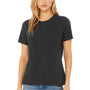 Bella + Canvas Womens Relaxed Jersey Short Sleeve Crewneck T-Shirt - Dark Grey