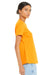 Bella + Canvas BC6400/B6400/6400 Womens Relaxed Jersey Short Sleeve Crewneck T-Shirt Gold Model Side