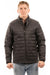 Burnside 8713 Mens Element Full Zip Puffer Jacket Black Model Front