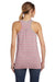 Bella + Canvas BC8800/8800 Womens Flowy Tank Top Heather Grey/Neon Pink Model Back