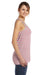 Bella + Canvas BC8800/8800 Womens Flowy Tank Top Heather Grey/Neon Pink Model Side