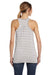 Bella + Canvas BC8800/8800 Womens Flowy Tank Top Heather Grey/White Model Back