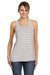 Bella + Canvas BC8800/8800 Womens Flowy Tank Top Heather Grey/White Model Front