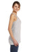Bella + Canvas BC8800/8800 Womens Flowy Tank Top Heather Grey/White Model Side