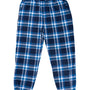 Burnside Mens Flannel Jogger Sweatpants w/ Pockets - Blue/White