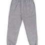 Burnside Mens Flannel Jogger Sweatpants w/ Pockets - Heather Grey