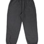 Burnside Mens Flannel Jogger Sweatpants w/ Pockets - Heather Charcoal Grey
