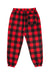 Burnside B8810 Mens Flannel Jogger Sweatpants w/ Pockets Buffalo Plaid Flat Back