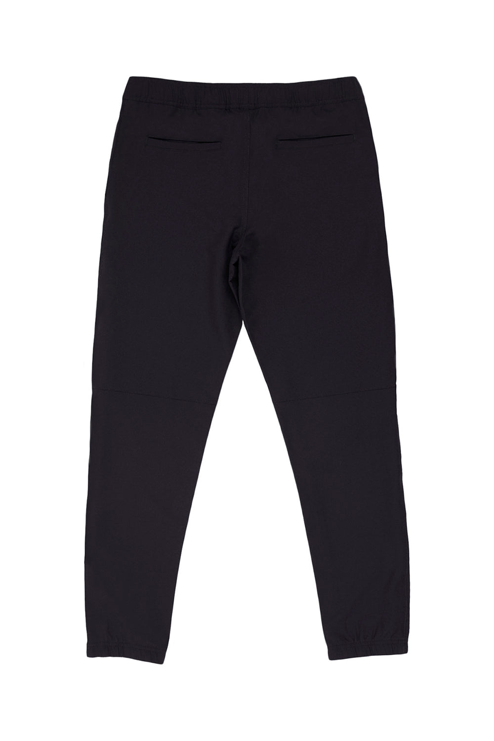 Burnside B8888 Mens Perfect Jogger Sweatpants w/ Zipper Pocket Black Flat Back