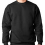 Bayside Mens USA Made Crewneck Sweatshirt - Black
