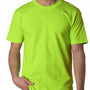 Bayside Mens USA Made Short Sleeve Crewneck T-Shirt - Lime Green