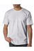 Bayside BA2905 Mens USA Made Short Sleeve Crewneck T-Shirt Ash Grey Model Front