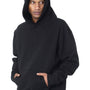 Bayside Mens Sniper Hooded Sweatshirt Hoodie - Black