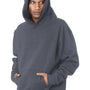 Bayside Mens Sniper Hooded Sweatshirt Hoodie - Dark Grey