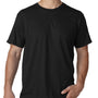 Bayside Mens USA Made Short Sleeve Crewneck T-Shirt - Black