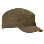 Big Accessories Mens Adjustable Military Cadet Hat - Khaki Brown