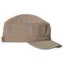 Big Accessories Mens Adjustable Military Cadet Hat - Charcoal Grey