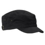 Big Accessories Mens Adjustable Military Cadet Hat - Black
