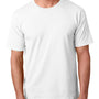 Bayside Mens USA Made Short Sleeve Crewneck T-Shirt - White