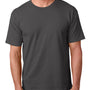 Bayside Mens USA Made Short Sleeve Crewneck T-Shirt - Charcoal Grey