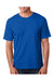 Bayside 5040 Mens USA Made Short Sleeve Crewneck T-Shirt Royal Blue Model Front