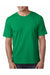 Bayside 5040 Mens USA Made Short Sleeve Crewneck T-Shirt Irish Kelly Green Model Front