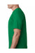 Bayside BA5040 Mens USA Made Short Sleeve Crewneck T-Shirt Irish Kelly Green Model Side