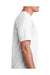 Bayside BA5040 Mens USA Made Short Sleeve Crewneck T-Shirt White Model Side