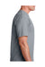 Bayside 5040 Mens USA Made Short Sleeve Crewneck T-Shirt Dark Ash Grey Model Side