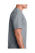 Bayside BA5040 Mens USA Made Short Sleeve Crewneck T-Shirt Dark Ash Grey Model Side
