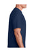Bayside BA5040 Mens USA Made Short Sleeve Crewneck T-Shirt Light Navy Blue Model Side