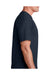 Bayside 5040 Mens USA Made Short Sleeve Crewneck T-Shirt Dark Navy Blue Model Side