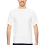 Bayside Mens USA Made Short Sleeve Crewneck T-Shirt - White