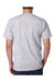 Bayside BA5100 Mens USA Made Short Sleeve Crewneck T-Shirt Ash Grey Model Back
