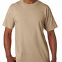 Bayside Mens USA Made Short Sleeve Crewneck T-Shirt - Sand