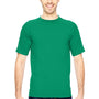 Bayside Mens USA Made Short Sleeve Crewneck T-Shirt - Kelly Green