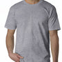 Bayside Mens USA Made Short Sleeve Crewneck T-Shirt - Dark Ash Grey