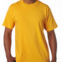 Bayside Mens USA Made Short Sleeve Crewneck T-Shirt - Gold