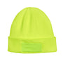 Big Accessories Mens Patch Beanie - Neon Yellow