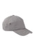 Big Accessories BA529 Mens Adjustable Hat Charcoal Grey Flat Front