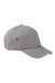 Big Accessories Hats BA529 Mens Adjustable Hat Charcoal Grey Flat Front