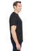 Bayside 5300 Mens USA Made Performance Short Sleeve Crewneck T-Shirt Black Model Side
