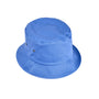 Big Accessories Mens Metal Eyelet Bucket Hat - Washed Denim Blue