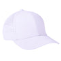 Big Accessories Hats Mens Performance Adjustable Hat - White