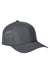 Big Accessories BA537 Mens Performance Adjustable Hat Charcoal Grey Flat Front