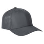 Big Accessories Mens Performance Adjustable Hat - Charcoal Grey