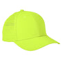 Big Accessories Mens Performance Adjustable Hat - Neon Yellow